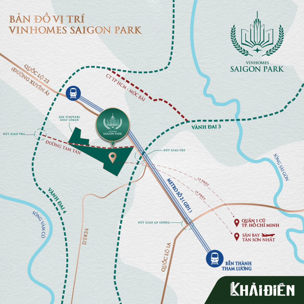 Vị trí Vinhomes Saigon Park